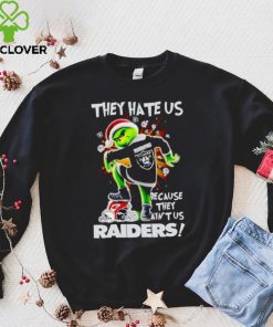 Grinch stomp Chiefs they hate us because they ain’t us Las Vegas Raiders hoodie, sweater, longsleeve, shirt v-neck, t-shirt