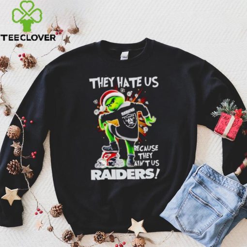 Grinch stomp Chiefs they hate us because they ain’t us Las Vegas Raiders hoodie, sweater, longsleeve, shirt v-neck, t-shirt