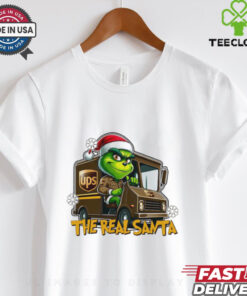 Grinch the real santa UPS shirt