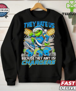 Grinch they aint us Los Angeles Chargers they hate us Christmas shirt