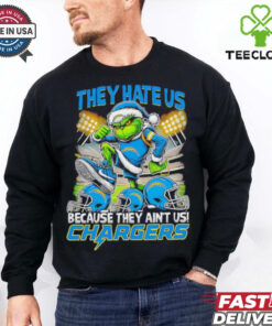 Grinch they aint us Los Angeles Chargers they hate us Christmas shirt