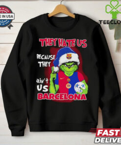 Grinch they hate us because they ain’t us Barcelona 2024 shirt 2 Grinch they hate us because they ain’t us Barcelona 2024 shirt