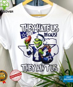 Grinch they hate us because they ain’t us Dallas Cowboys football Xmas gift shirt