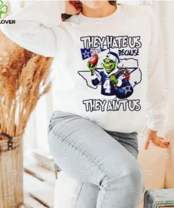 Grinch they hate us because they ain’t us Dallas Cowboys football Xmas gift hoodie, sweater, longsleeve, shirt v-neck, t-shirt