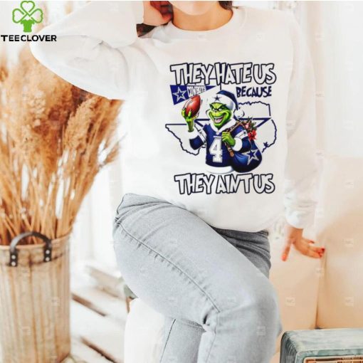 Grinch they hate us because they ain’t us Dallas Cowboys football Xmas gift hoodie, sweater, longsleeve, shirt v-neck, t-shirt