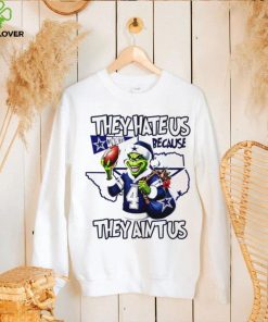 Grinch they hate us because they ain’t us Dallas Cowboys football Xmas gift hoodie, sweater, longsleeve, shirt v-neck, t-shirt