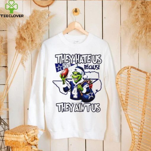 Grinch they hate us because they ain’t us Dallas Cowboys football Xmas gift hoodie, sweater, longsleeve, shirt v-neck, t-shirt