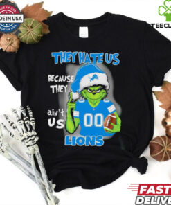 Grinch they hate us because they ain’t us Detroit Lions 2024 shirt