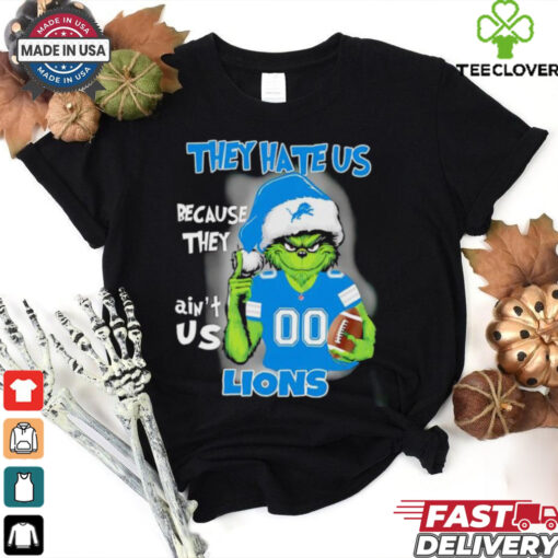 Grinch they hate us because they ain’t us Detroit Lions 2024 shirt