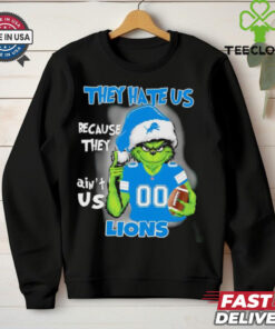Grinch they hate us because they ain’t us Detroit Lions 2024 shirt