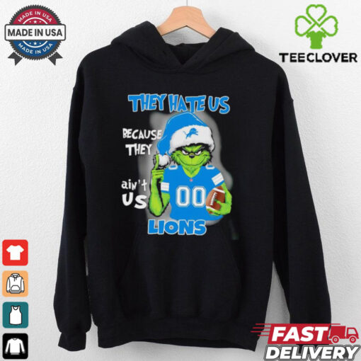 Grinch they hate us because they ain’t us Detroit Lions 2024 shirt