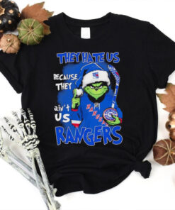 Grinch they hate us because they ain’t us Rangers Christmas hoodie, sweater, longsleeve, shirt v-neck, t-shirt