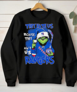 Grinch they hate us because they ain’t us Rangers Christmas hoodie, sweater, longsleeve, shirt v-neck, t-shirt