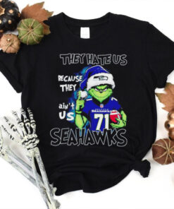 Grinch they hate us because they ain’t us Seahawks Christmas hoodie, sweater, longsleeve, shirt v-neck, t-shirt