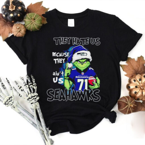 Grinch they hate us because they ain’t us Seahawks Christmas hoodie, sweater, longsleeve, shirt v-neck, t-shirt