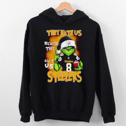 Grinch they hate us because they ain’t us Steelers Christmas hoodie, sweater, longsleeve, shirt v-neck, t-shirt