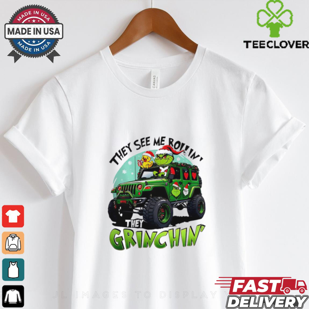 Grinch truck they see me rollin they Grinch in’ Christmas 2024 shirt Grinch truck they see me rollin they Grinch in’ Christmas 2024 shirt