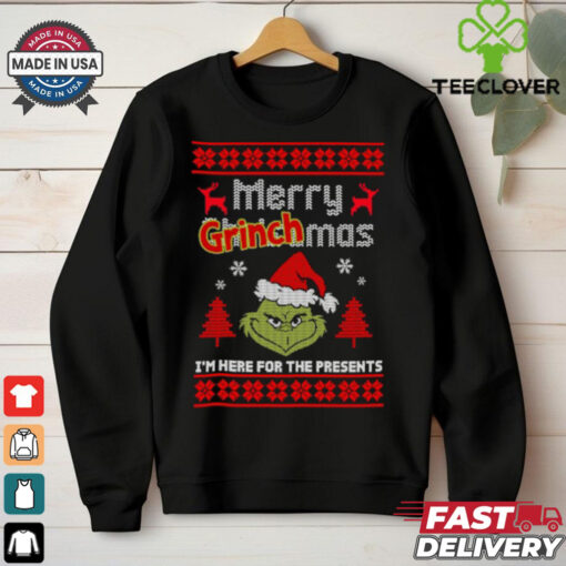 Grinch_s Merry Grinchmas Greetings Crewneck shirt
