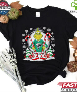Grinchs Atlanta Falcons Candy Cane Christmas shirt