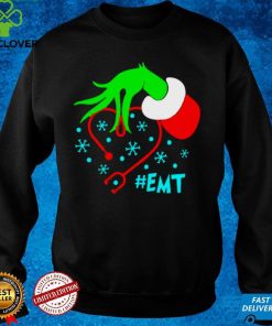 Grinchs EMT Nurse Stethoscope Christmas Sweater Shirt