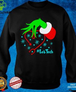 Grinchs Lab Tech Nurse Stethoscope Christmas Sweater Shirt