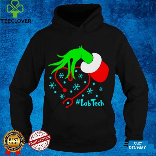 Grinchs Lab Tech Nurse Stethoscope Christmas Sweater Shirt