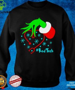 Grinchs Rad Tech Nurse Stethoscope Christmas Sweater Shirt