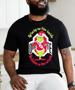 Grinchy On The Inside Ohio State Buckeyes On The Outside Christmas shirt 1 Grinchy On The Inside Ohio State Buckeyes On The Outside Christmas shirt