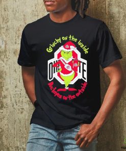Grinchy On The Inside Ohio State Buckeyes On The Outside Christmas shirt 2 Grinchy On The Inside Ohio State Buckeyes On The Outside Christmas shirt