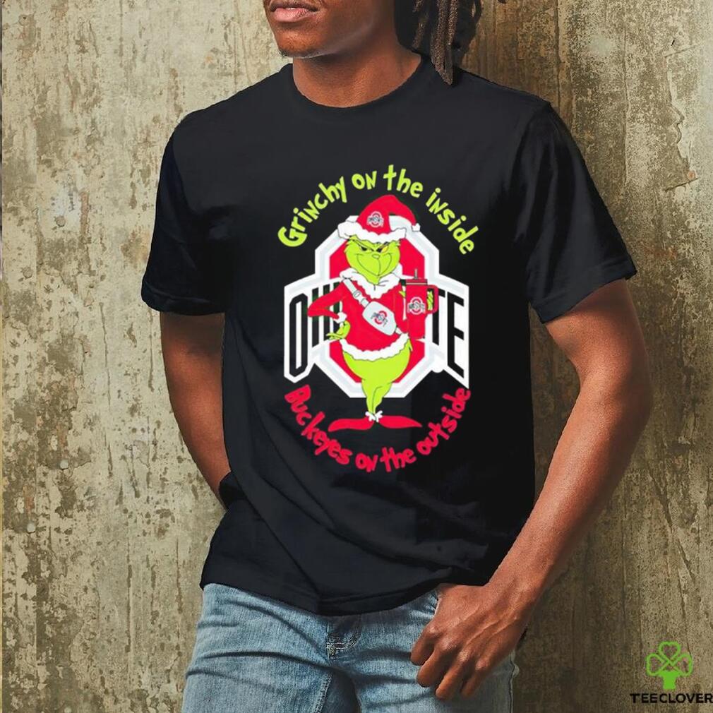 Grinchy On The Inside Ohio State Buckeyes On The Outside Christmas shirt Grinchy On The Inside Ohio State Buckeyes On The Outside Christmas shirt