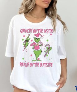 Grinchy on the inside bougie on the oútide shirt