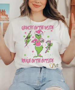 Grinchy on the inside bougie on the oútide shirt
