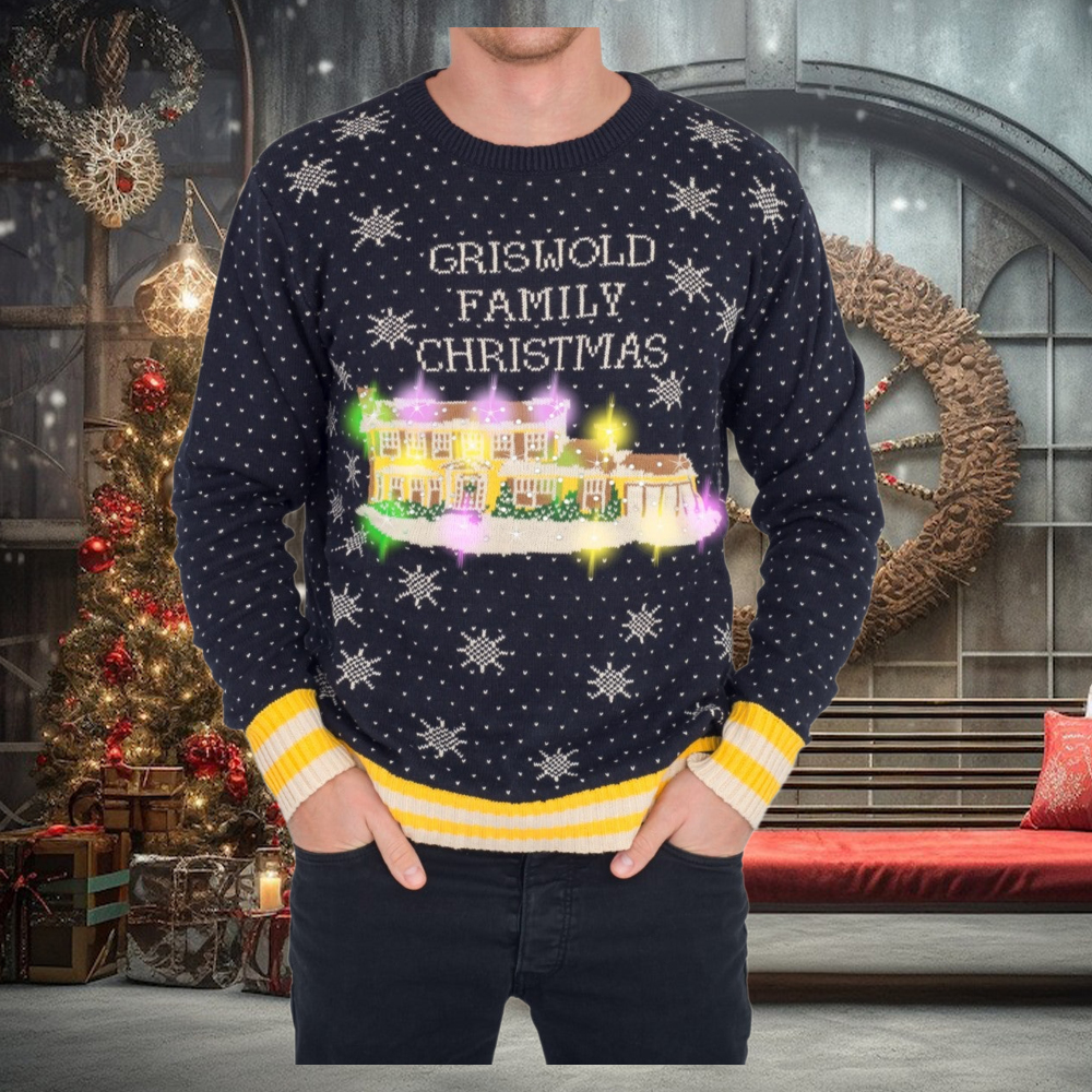 Griswold Family Christmas Ugly Christmas Sweater LED Lights Griswold Family Christmas Ugly Christmas Sweater LED Lights