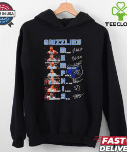 Grizzlies Memphis team players name and signature shirt