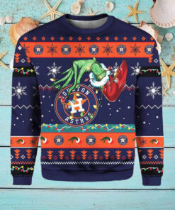 Grnch Astros Ugly Christmas Sweater