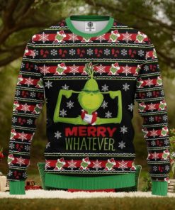 Grnch Merry Whatever Ugly Christmas Sweater