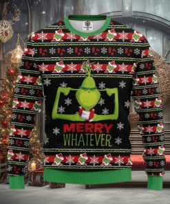 Grnch Merry Whatever Ugly Christmas Sweater