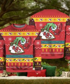 Grnch Stole Chiefs Ugly Christmas Sweater