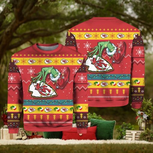 Grnch Stole Chiefs Ugly Christmas Sweater