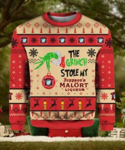 Grnch Stole Malort Christmas Ugly Sweater
