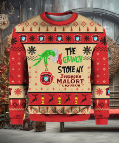 Grnch Stole Malort Christmas Ugly Sweater