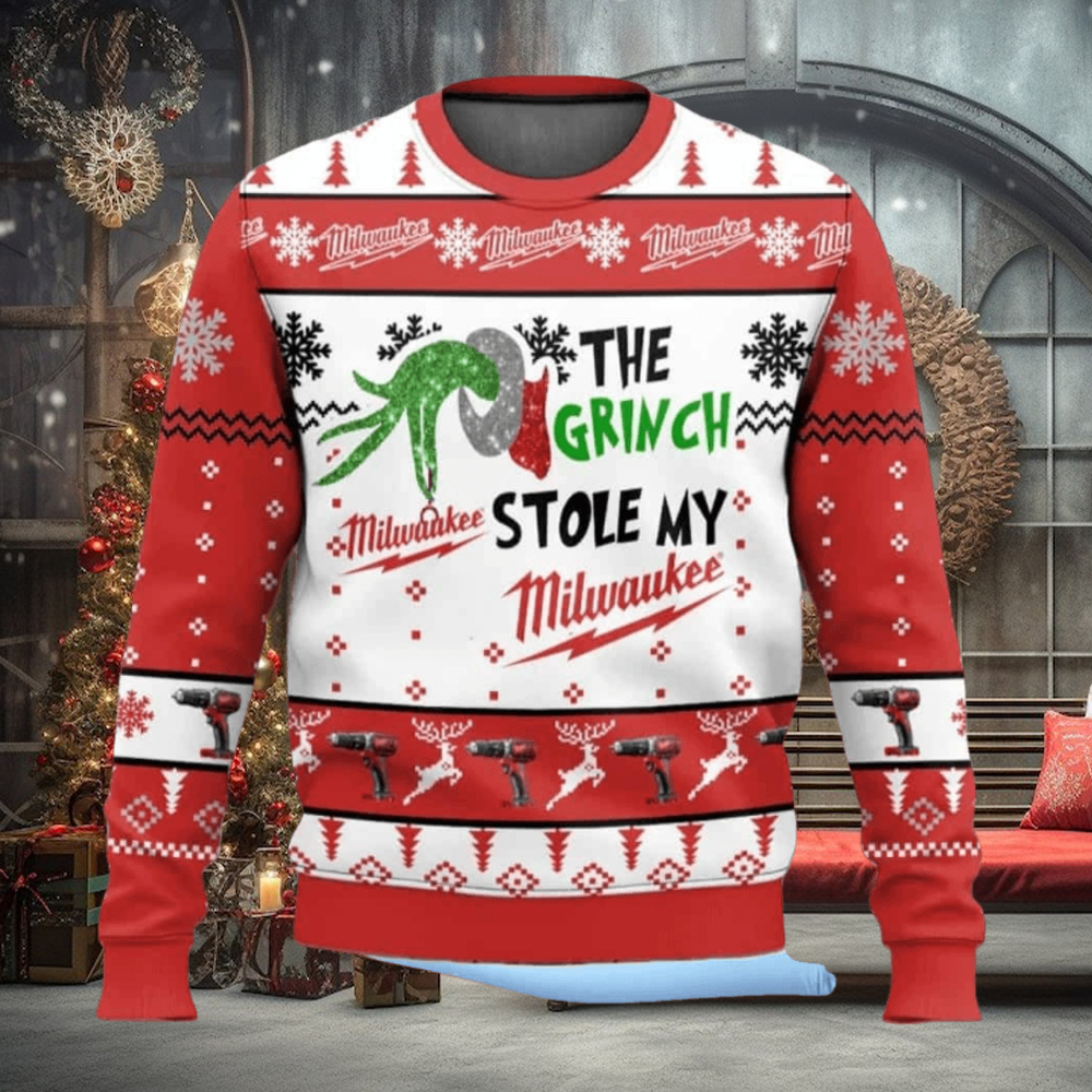 Grnch Stole My Milwaukee Ugly Christmas Sweater Grnch Stole My Milwaukee Ugly Christmas Sweater