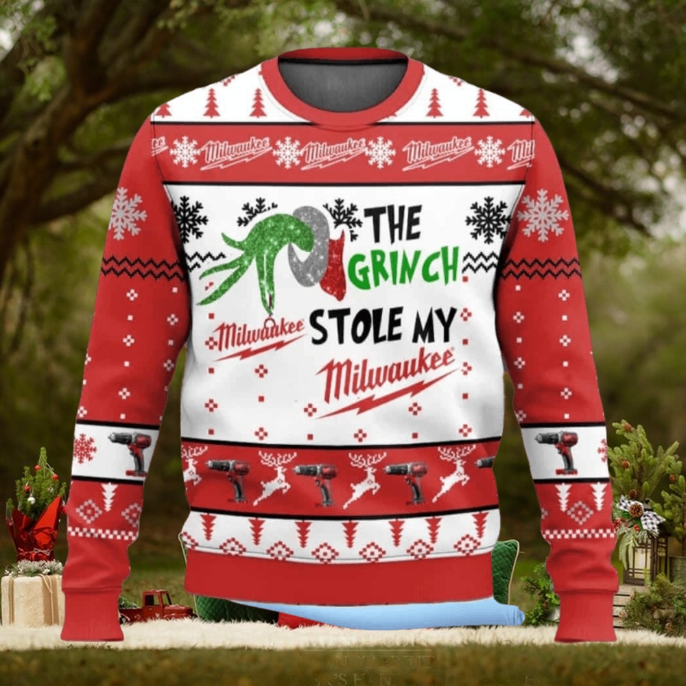 Grnch Stole My Milwaukee Ugly Christmas Sweater Grnch Stole My Milwaukee Ugly Christmas Sweater