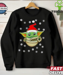 Grogu Santa Merry Christmas shirt