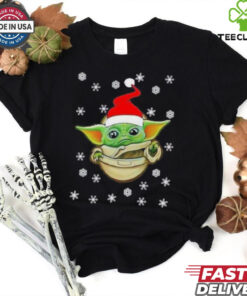 Grogu Santa Merry Christmas shirt