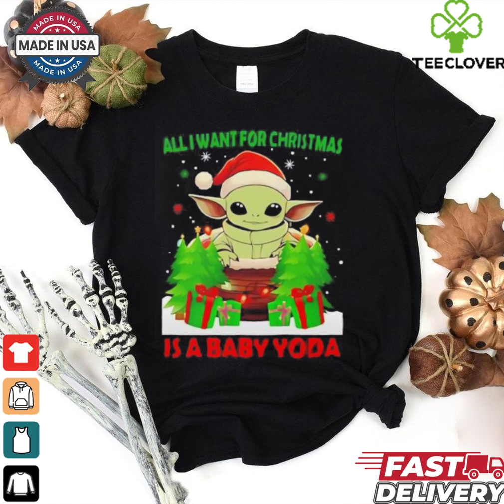 Grogu Santa all I want for Christmas is a baby Yoda Merry Christmas shirt Grogu Santa all I want for Christmas is a baby Yoda Merry Christmas shirt