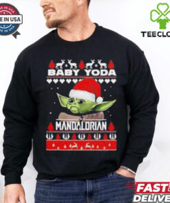 Grogu Santa the Mandalorian Merry Christmas shirt