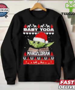 Grogu Santa the Mandalorian Merry Christmas shirt 1 Grogu Santa the Mandalorian Merry Christmas shirt