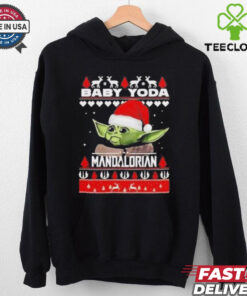 Grogu Santa the Mandalorian Merry Christmas shirt 2 Grogu Santa the Mandalorian Merry Christmas shirt