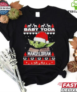 Grogu Santa the Mandalorian Merry Christmas shirt 3 Grogu Santa the Mandalorian Merry Christmas shirt